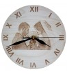 Zegar ścienny drewniany z własnym zdjęciem grawerowany